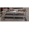 Image 1 : (S13) Metal Rolling Table w/ Undershelf 