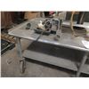 Image 3 : (S13) Metal Rolling Table w/ Undershelf 