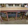 Image 2 : Large Metal Welding Shop Table w/ Fork Pockets 122" x 74" x 36"H