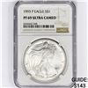 Image 1 : 1993 American 1oz Silver Eagle NGC PF69 UC