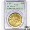 Image 1 : 1908 $20 Gold Double Eagle PCGS MS61