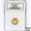 Image 1 : 1874/3 10K 4.48g Sweden Gold NGC MS65