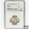 Image 1 : 1938-D Buffalo Nickel NGC MS66