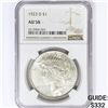 Image 1 : 1923-D Silver Peace Dollar NGC AU58