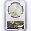 Image 2 : 1923-D Silver Peace Dollar NGC AU58