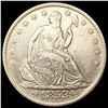 Image 1 : 1853 Arws & Rays Seated Liberty Half Dollar NEARLY