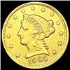 Image 1 : 1905 $2.50 Gold Quarter Eagle HIGH GRADE