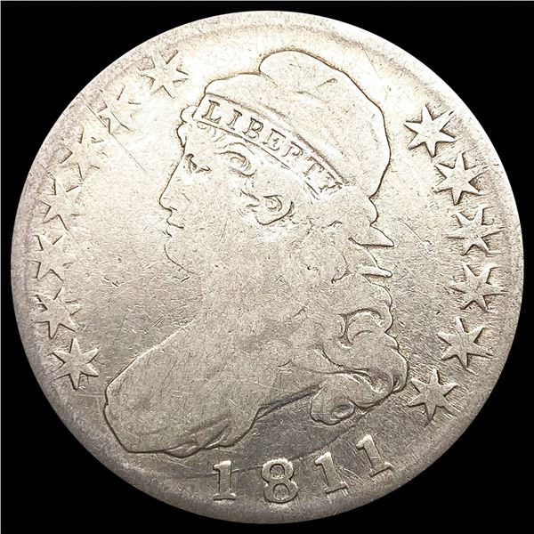 1811 Capped Bust Half Dollar LIGHTLY CIRCULATED