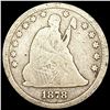 Image 1 : 1878-CC Seated Liberty Quarter NICELY CIRCULATED