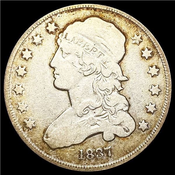 1837 Capped Bust Quarter ABOUT UNCIRCULATED