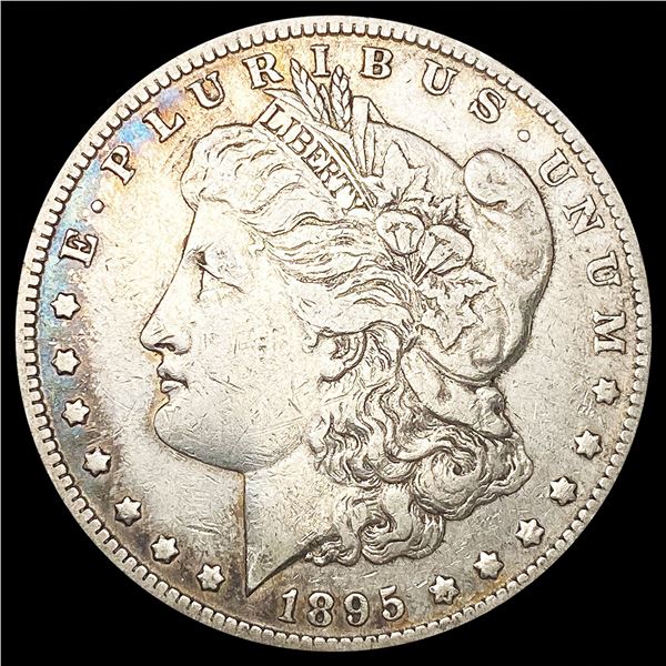 1895-O Morgan Silver Dollar ABOUT UNCIRCULATED