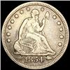 Image 1 : 1854 Arws Seated Liberty Quarter ABOUT UNCIRCULATE