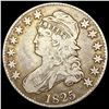 Image 1 : 1825 O-114 R1 Capped Bust Half Dollar ABOUT UNCIRC