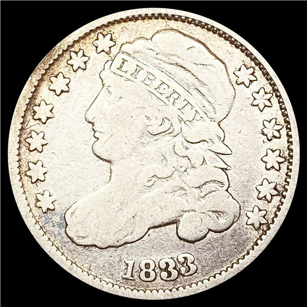 1833 Capped Bust Dime LIGHTLY CIRCULATED