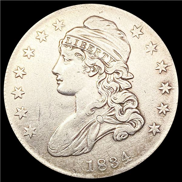 1834 Capped Bust Half Dollar CLOSELY UNCIRCULATED
