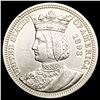 Image 1 : 1893 Isabella Silver Quarter CHOICE BU