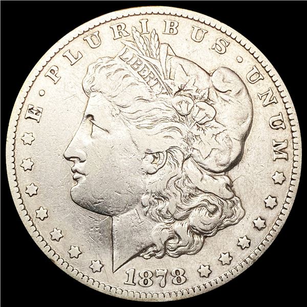 1878-CC Morgan Silver Dollar ABOUT UNCIRCULATED