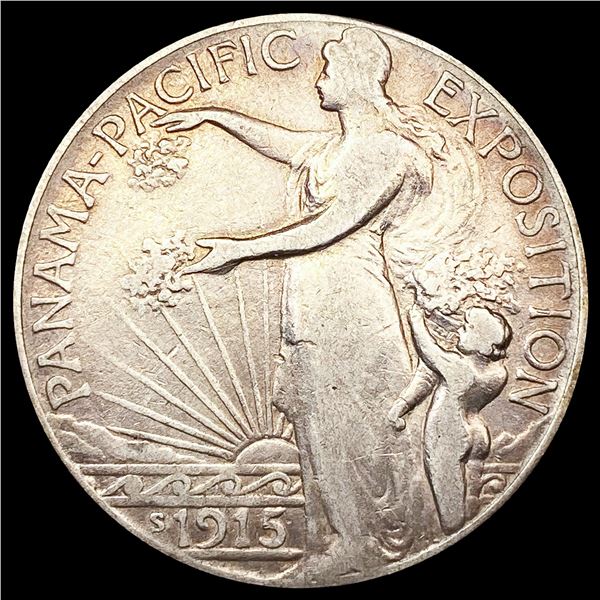 1915-S Panama-Pacific Half Dollar ABOUT UNCIRCULAT