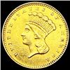 Image 1 : 1862 Rare Gold Dollar UNCIRCULATED