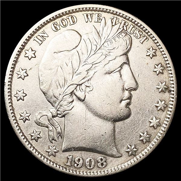 1908-D Barber Half Dollar UNCIRCULATED