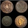 Image 1 : (4) Varied Coinage (1800, 1813, 1813, 1824) ABOUT