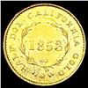 Image 2 : 1853 Round California Gold Half Dollar SUPERB GEM