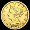 Image 1 : 1852 $2.50 Gold Quarter Eagle CLOSELY UNCIRCULATED