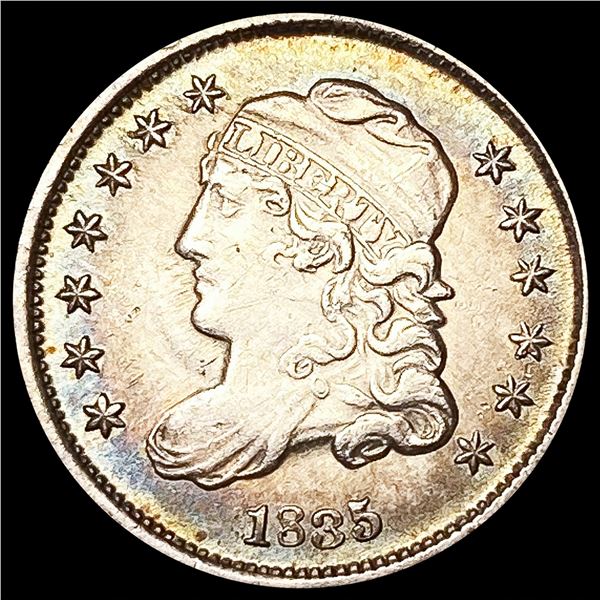 1835 Capped Bust Half Dime CLOSELY UNCIRCULATED