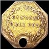 Image 2 : 1870 Octagonal California Gold Half Dollar LIGHTLY