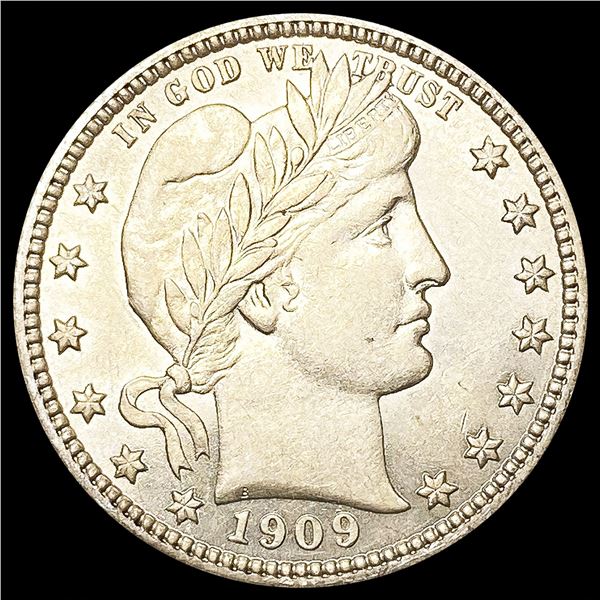 1909 Barber Quarter GEM BU