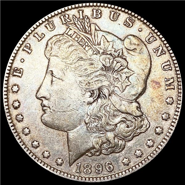 1896-O Morgan Silver Dollar NEARLY UNCIRCULATED