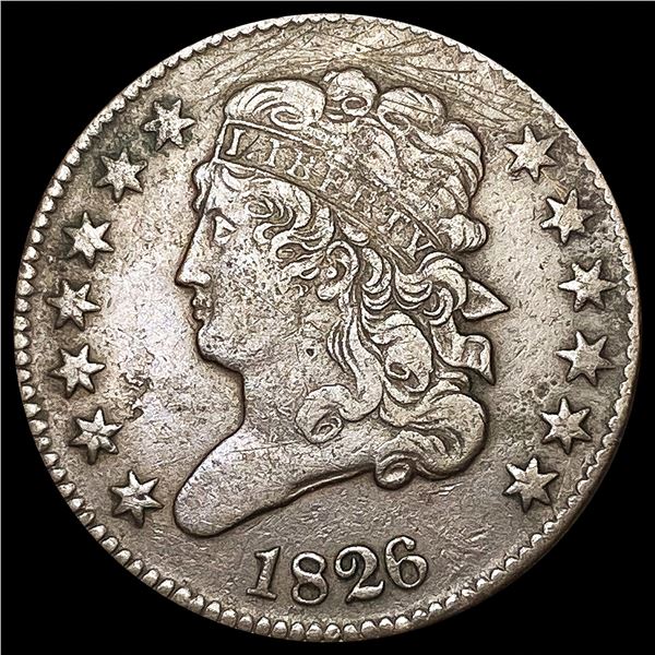 1826 Classic Head Half Cent ABOUT UNCIRCULATED