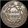Image 2 : 1826 Classic Head Half Cent ABOUT UNCIRCULATED