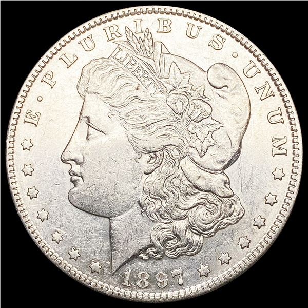 1897-S Morgan Silver Dollar NEARLY UNCIRCULATED