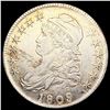 Image 1 : 1809 Capped Bust Half Dollar CLOSELY UNCIRCULATED