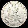 Image 1 : 1854 Arws Seated Liberty Half Dollar CLOSELY UNCIR