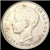Image 1 : 1900 Spain Silver 1 Peseta CLOSELY UNCIRCULATED