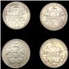 Image 2 : (4) 1892 US Long Isle Half Dollars UNCIRCULATED