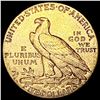 Image 2 : 1916 $5 Gold Half Eagle CLOSELY UNCIRCULATED
