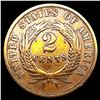 Image 2 : 1869 Two Cent Piece NEARLY UNCIRCULATED