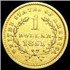 Image 2 : 1851 Rare Gold Dollar HIGH GRADE