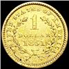 Image 2 : 1851 Rare Gold Dollar CLOSELY UNCIRCULATED