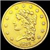 Image 1 : 1834 $2.50 Gold Quarter Eagle LIGHTLY CIRCULATED