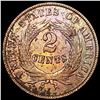 Image 2 : 1864 Two Cent Piece ABOUT UNCIRCULATED