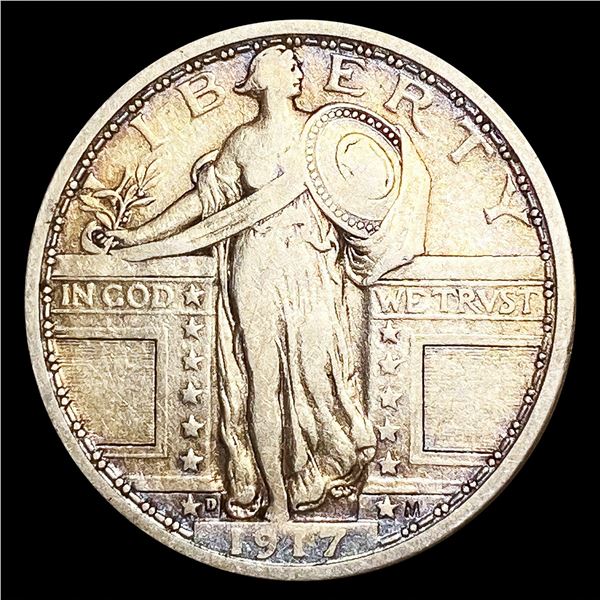 1917-D Standing Liberty Quarter ABOUT UNCIRCULATED