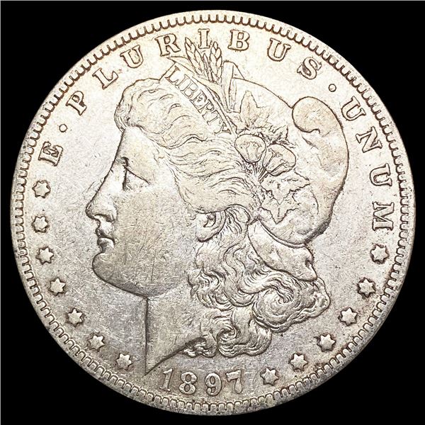 1897-O Morgan Silver Dollar ABOUT UNCIRCULATED