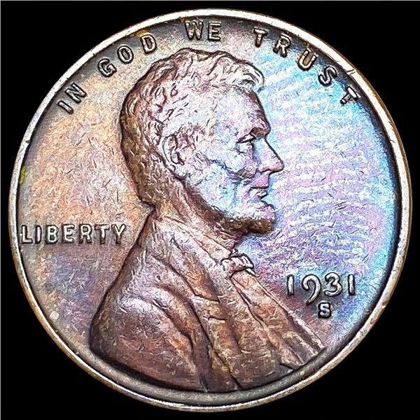 1931-S Wheat Cent CHOICE BU