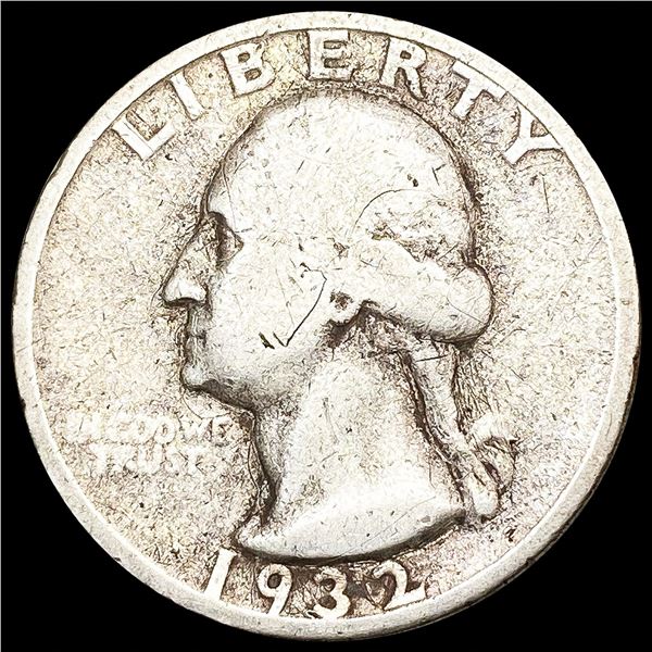 1932-S Washington Silver Quarter LIGHTLY CIRCULATE