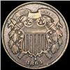 Image 1 : 1864 Two Cent Piece ABOUT UNCIRCULATED