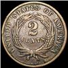 Image 2 : 1864 Two Cent Piece ABOUT UNCIRCULATED